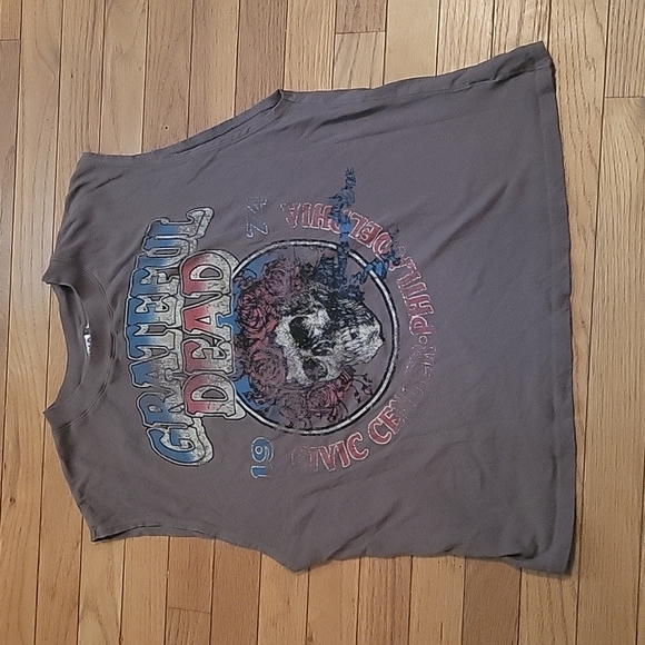 Junk Food Clothing Tops Grateful Dead Junkfood Graphic Band Tank